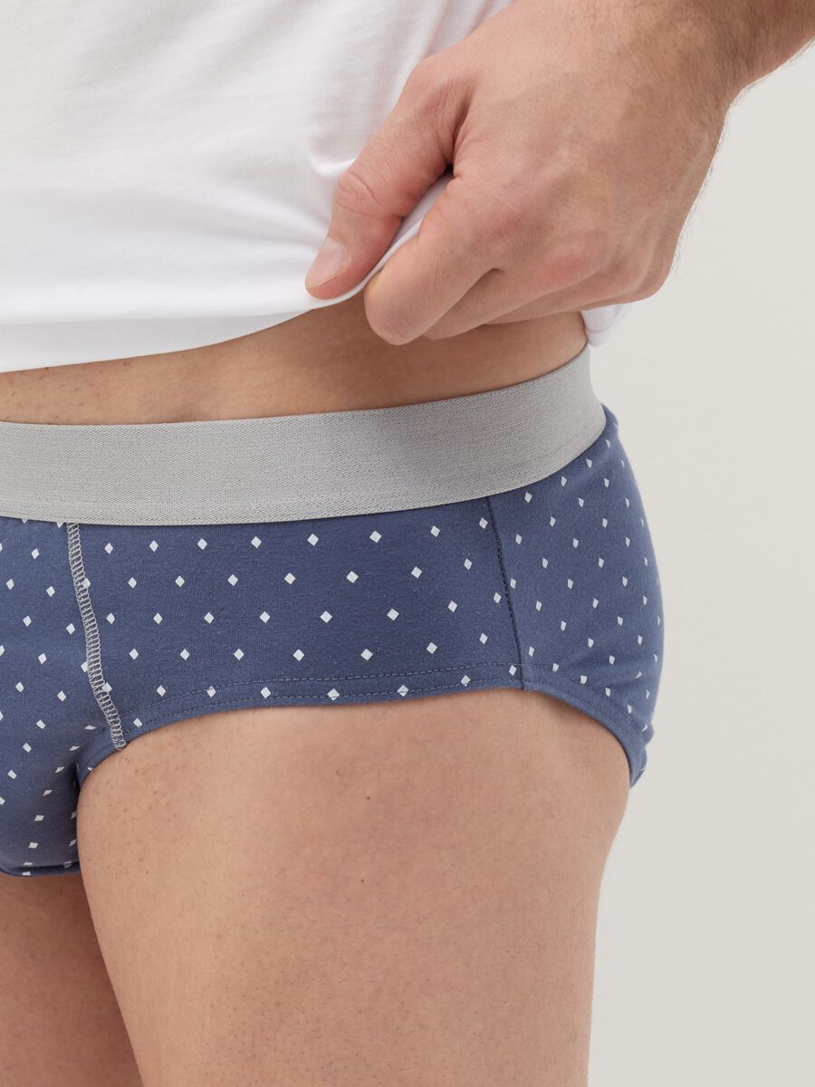 Patterned briefs in stretch cotton_2