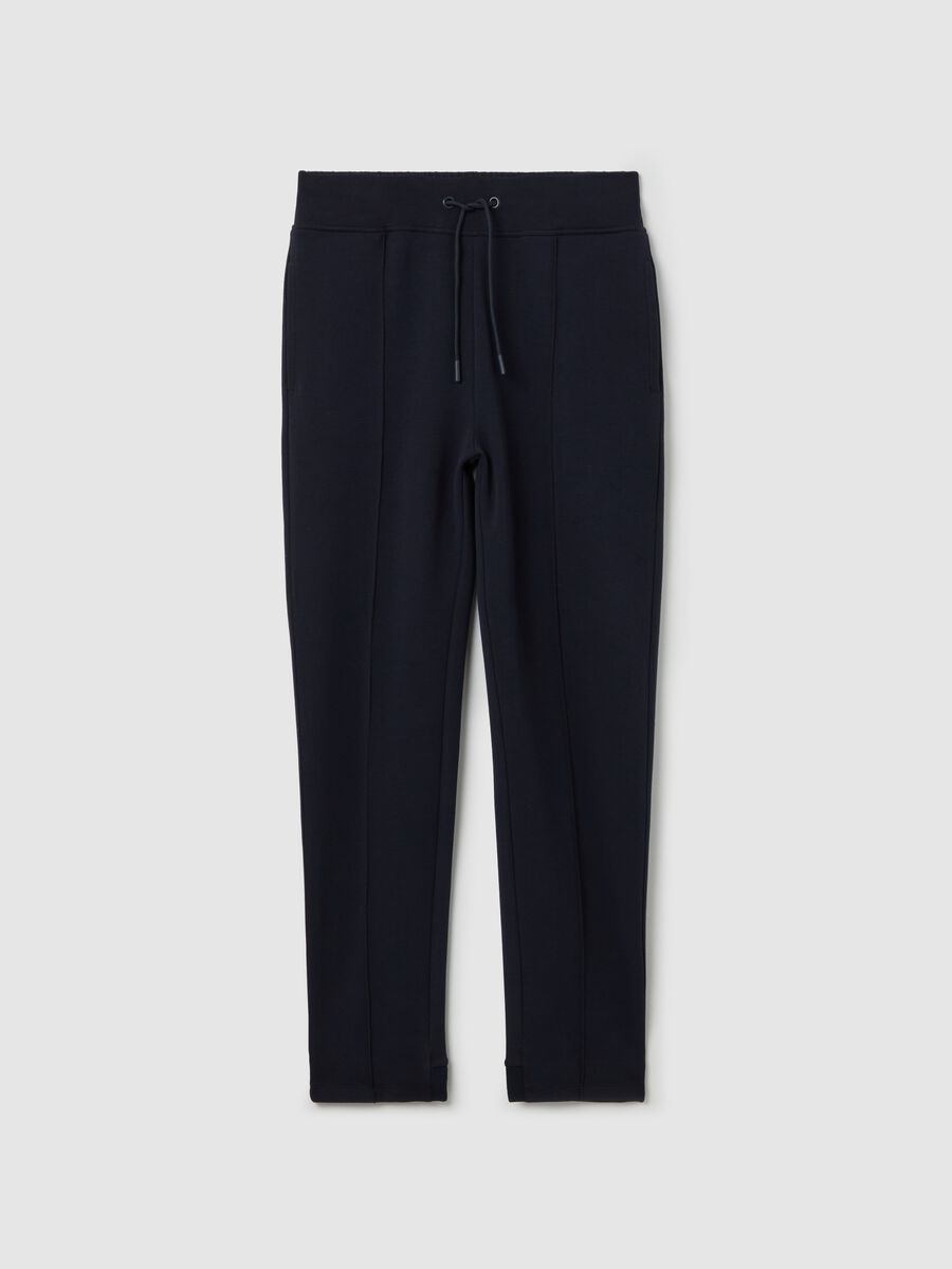 Technical fabric joggers with drawstring_4