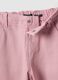 Girls' Pink Pure Cotton Baggy Trousers_2