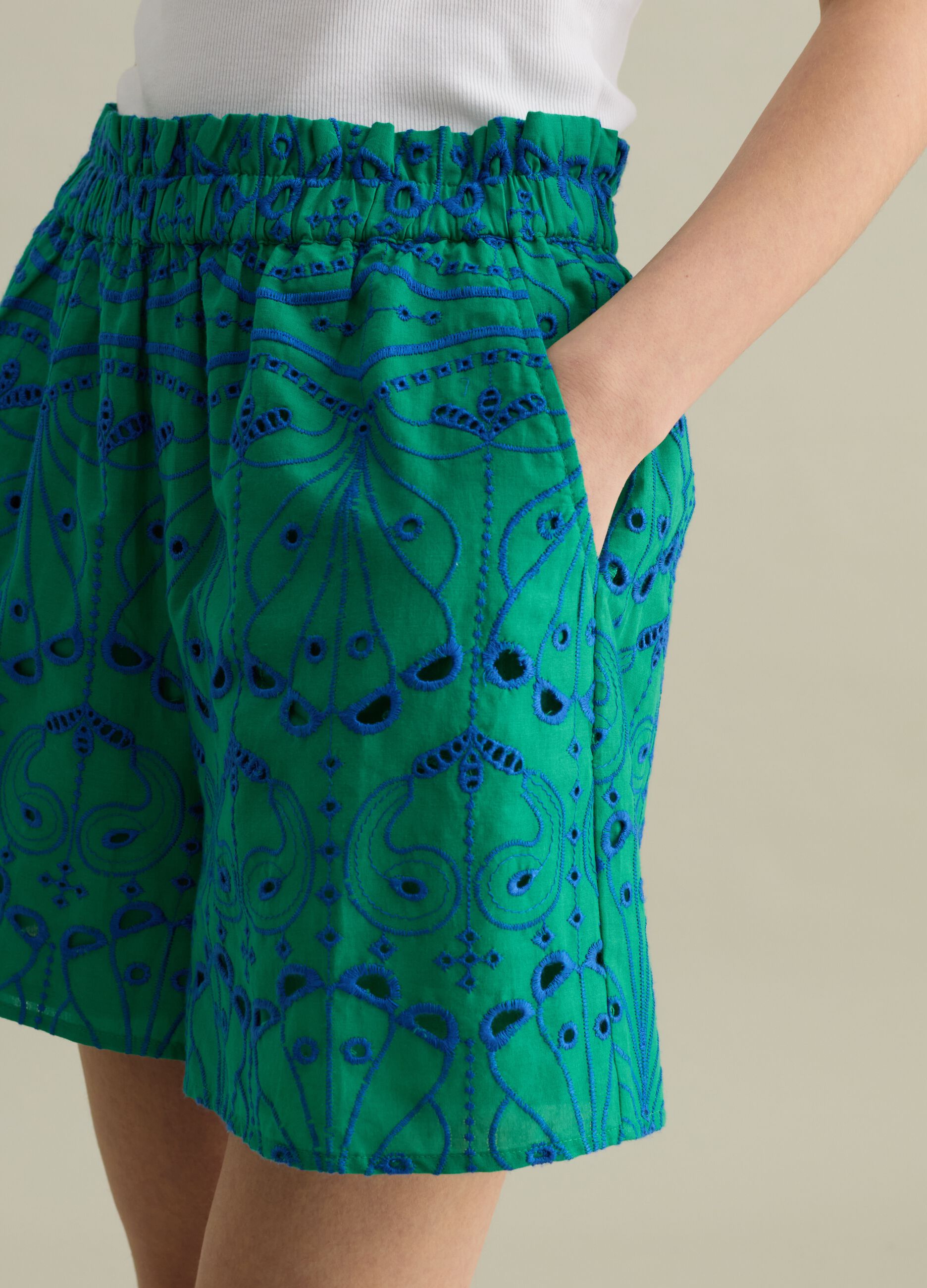 Broderie anglaise shorts