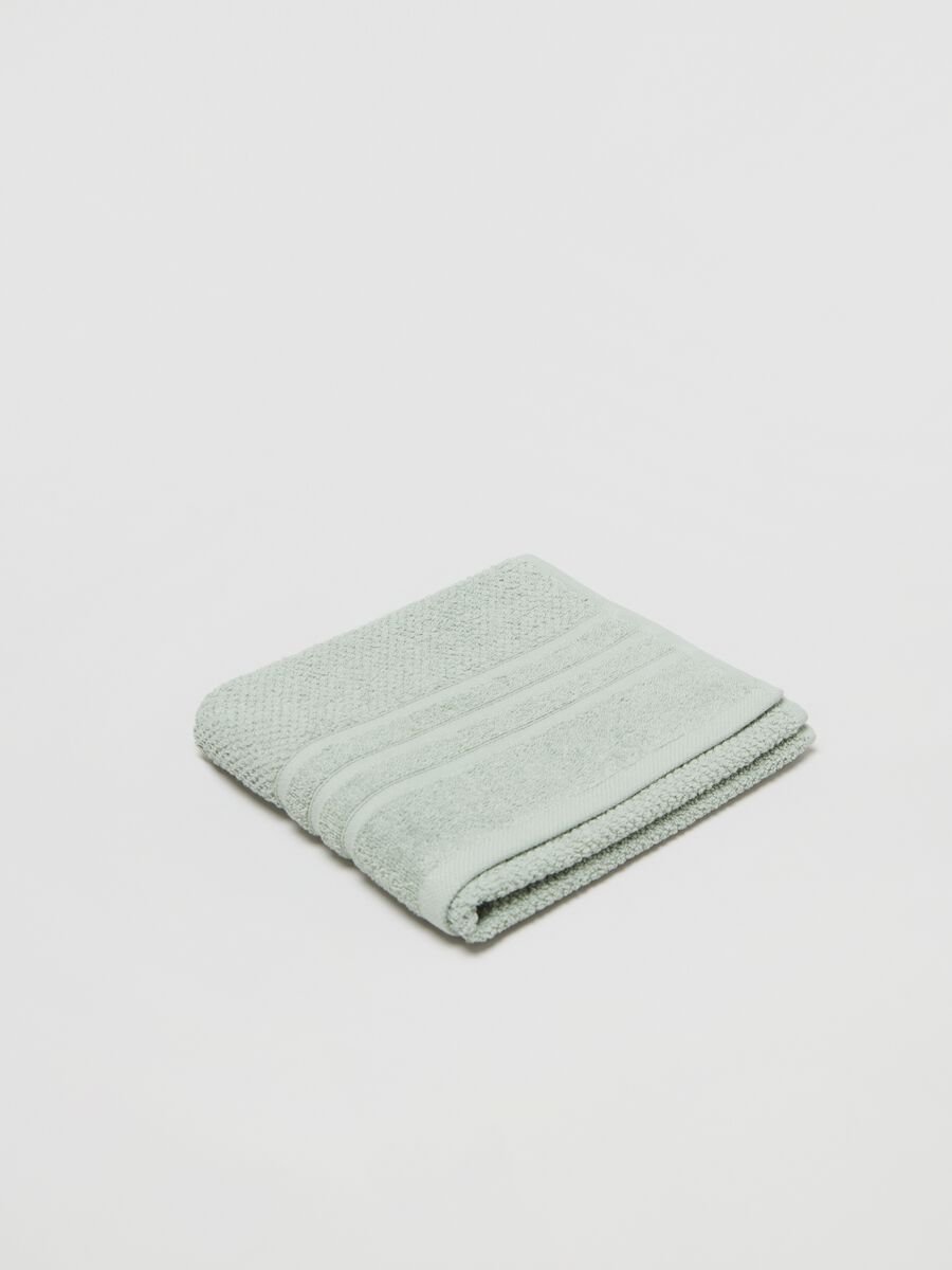 Asciugamano viso 50x90 tinta unita verde chiaro_0