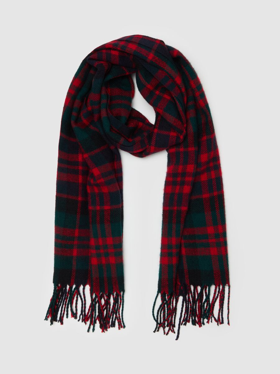 Scarf with check pattern_0