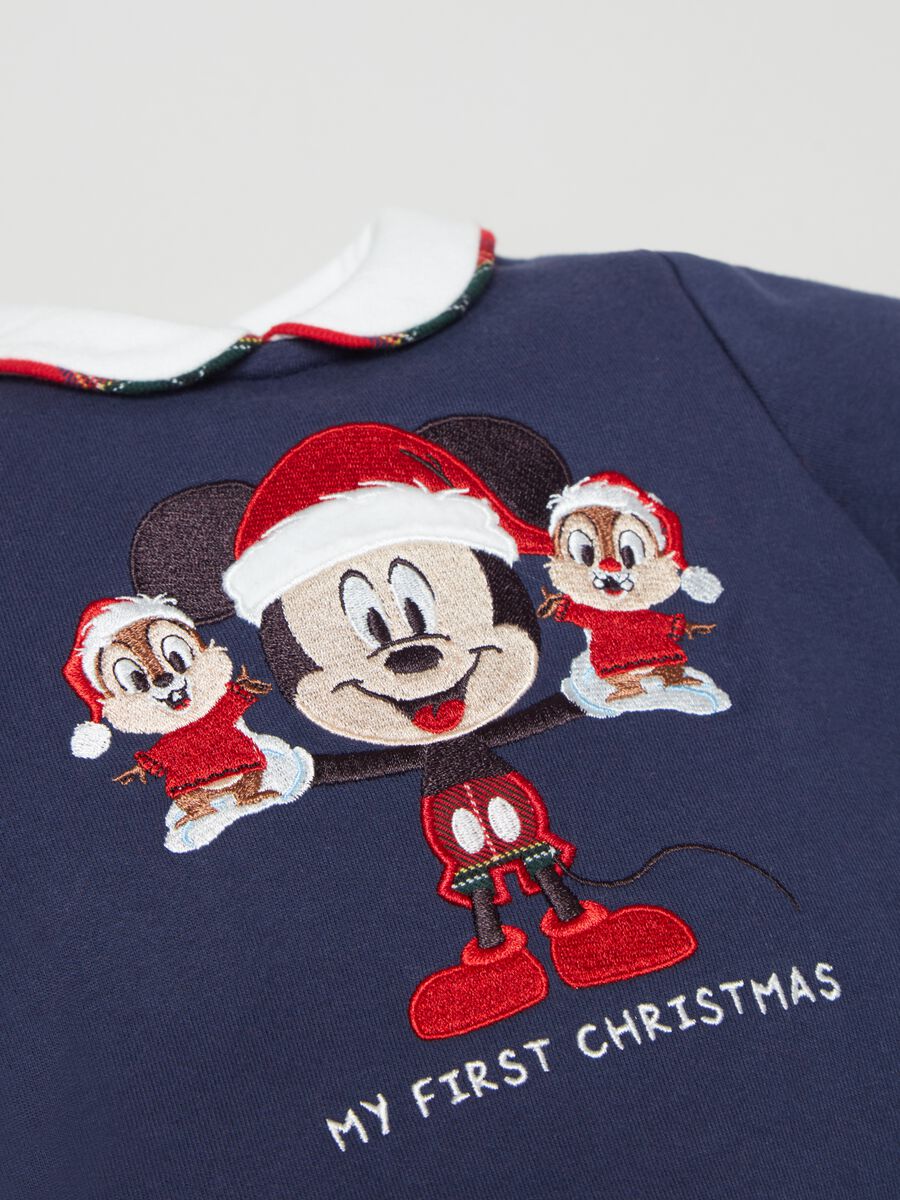Jogging set con ricamo natalizio Topolino_2