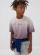 Pure cotton oversized d&eacute;grad&eacute; T-shirt for boys_0