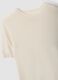 Beige Viscose Blend Regular Fit T-shirt_5