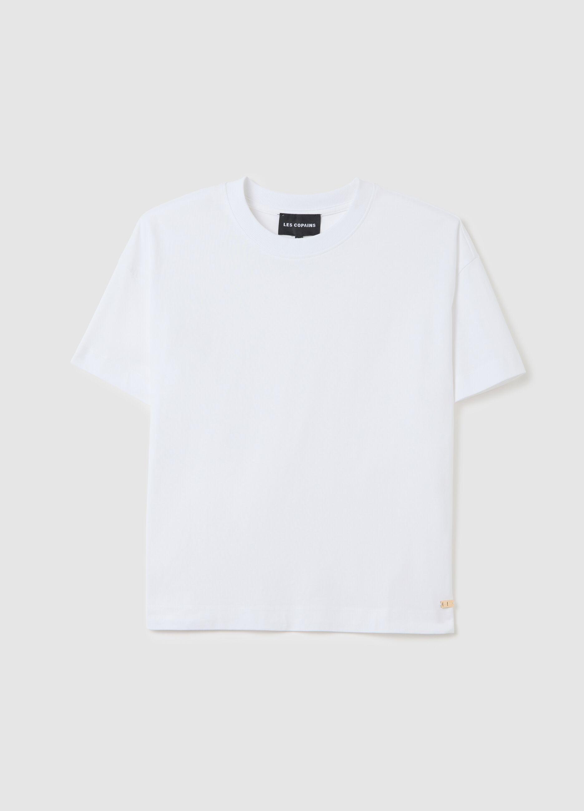 Pure Cotton White T-shirt by Les Copains