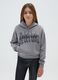 Girls' Grey Hoodie in Pure Cotton_0