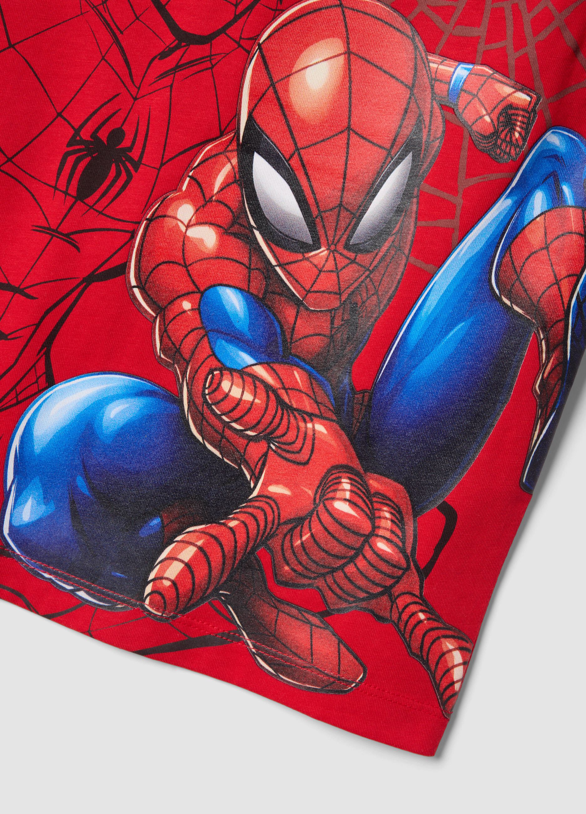 Red pure cotton Spider-Man vest top