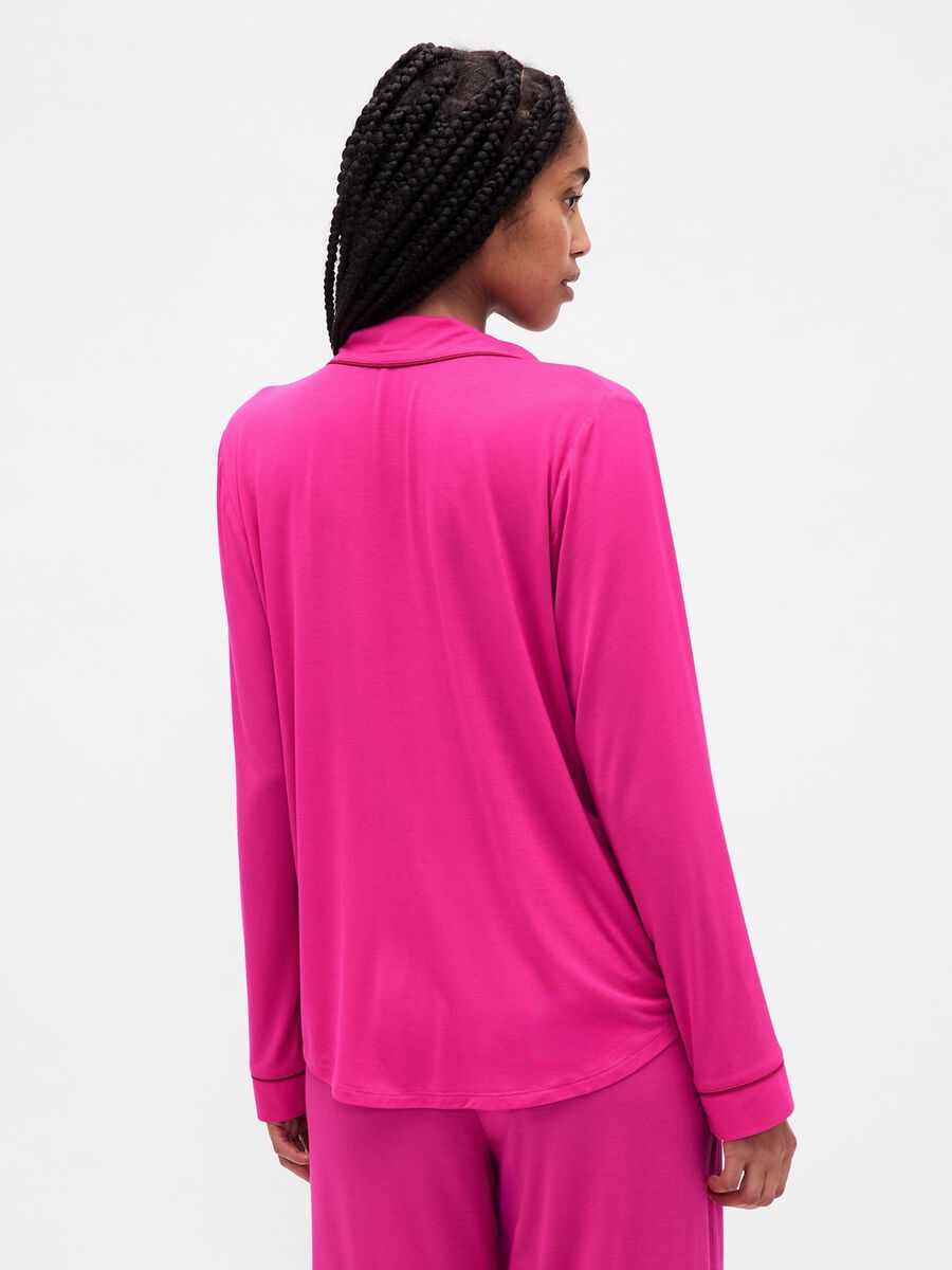 Stretch Modal Pink Pyjamas_2