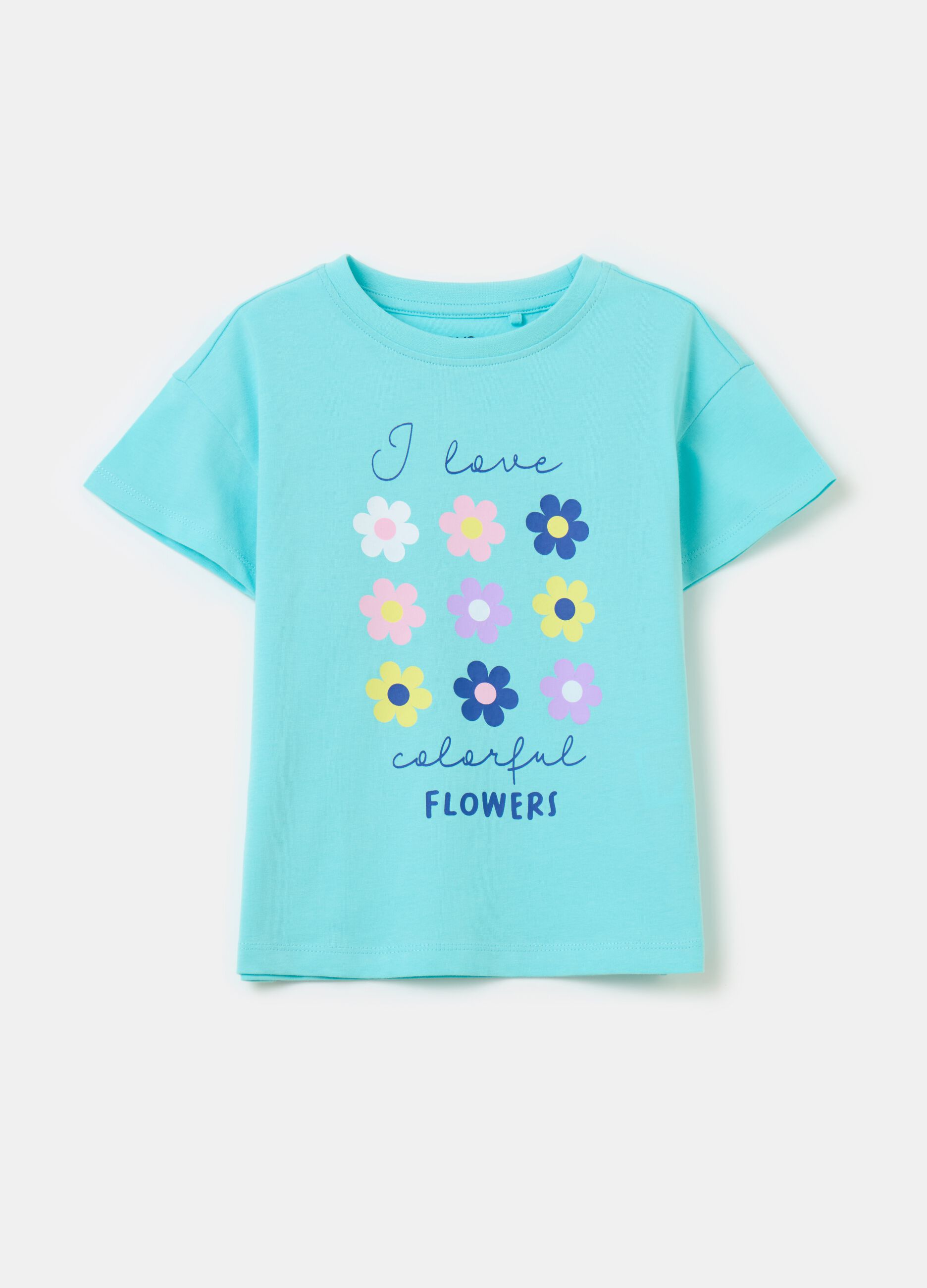 T-shirt in cotone bio con stampa