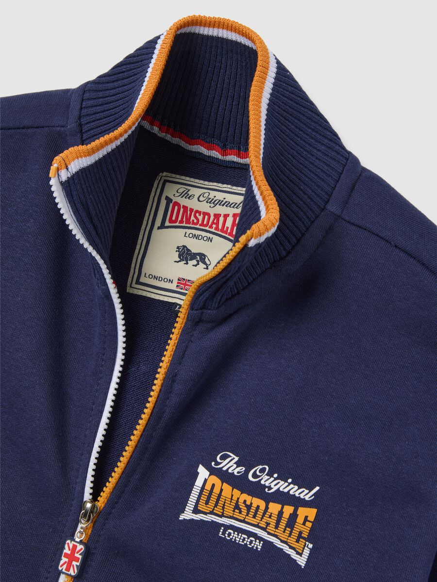 Men's full zip poli-cotton sweatshirt by Lonsdale_5