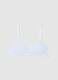 Girls' Stretch Cotton Bra in White_0