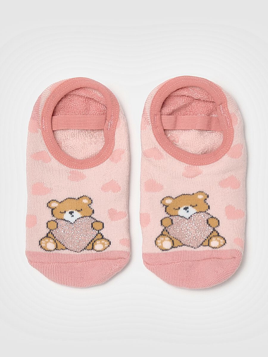 Pink Non-Slip Socks for Girls_0