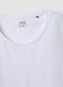 White stretch cotton crew-neck T-shirt, regular fit_5