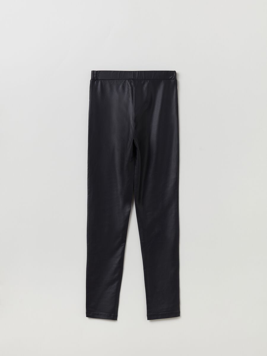 Leggings stretch effetto lucido_1