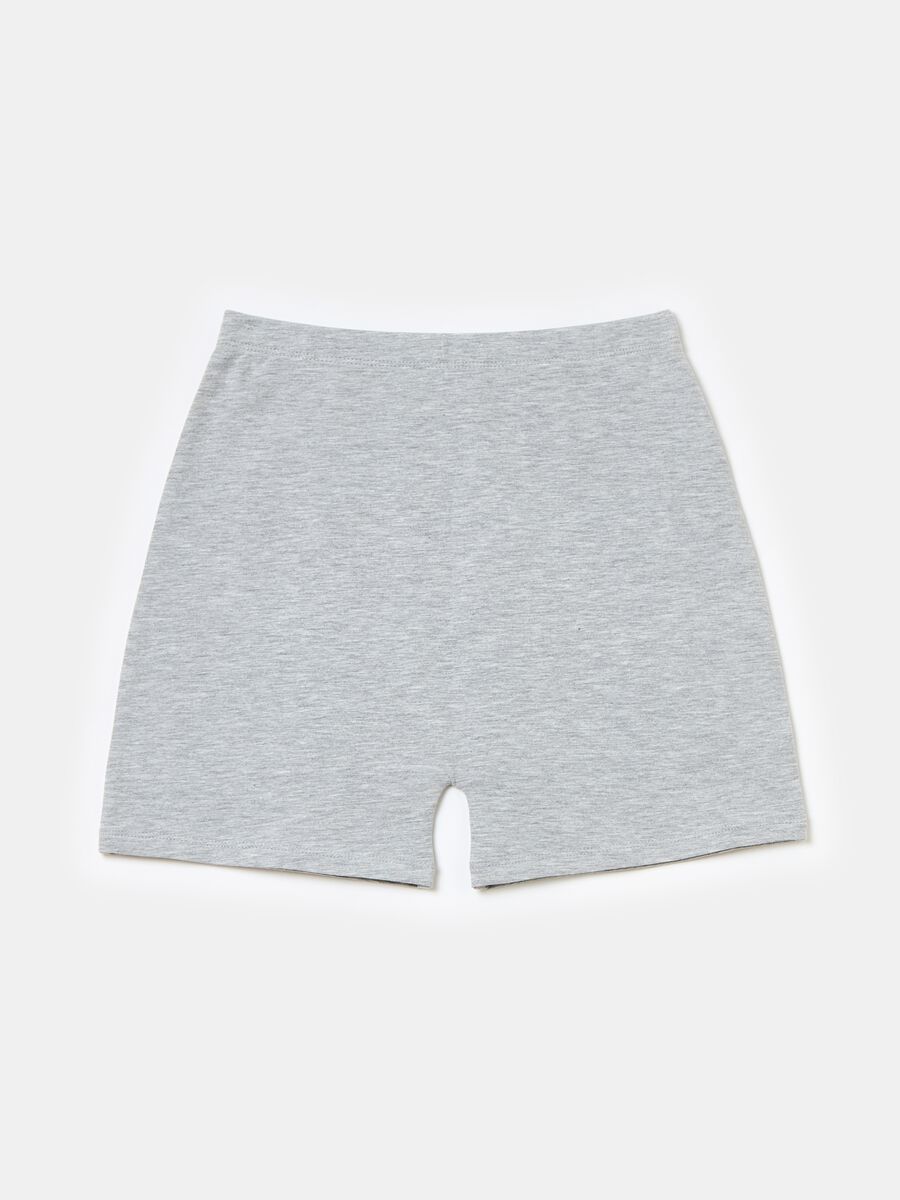 Biker Shorts Grey Mélange_7