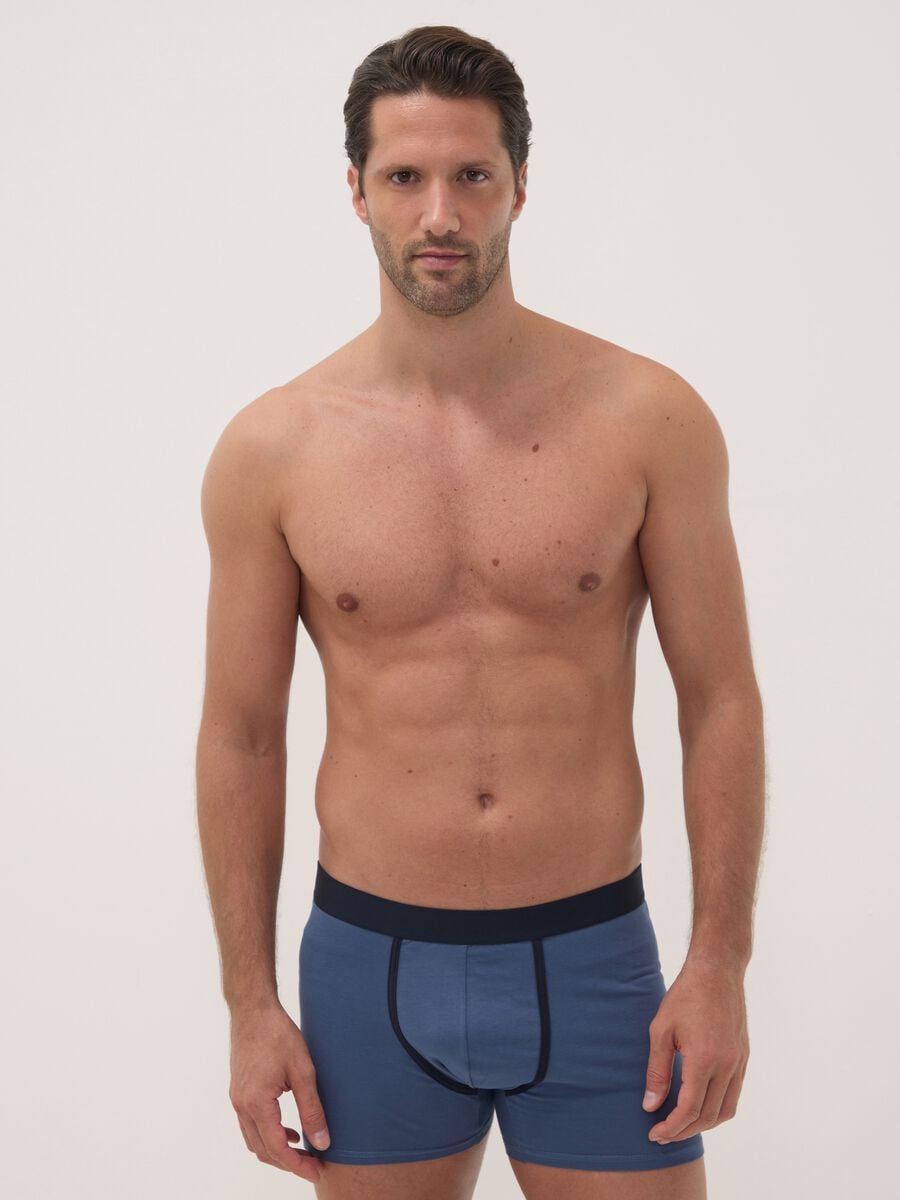 3-pack of blue stretch organic cotton boxer shorts_0