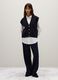 Long Blue Waistcoat with Buttons_0