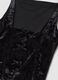 Black Velour Regular Fit Tank Top_5