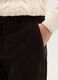 Brown corduroy chinos in pure cotton regular fit_3