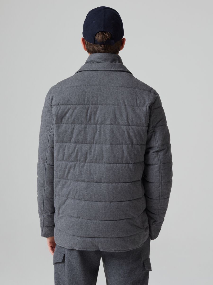 Giacca corta trapuntata con gilet full-zip_2