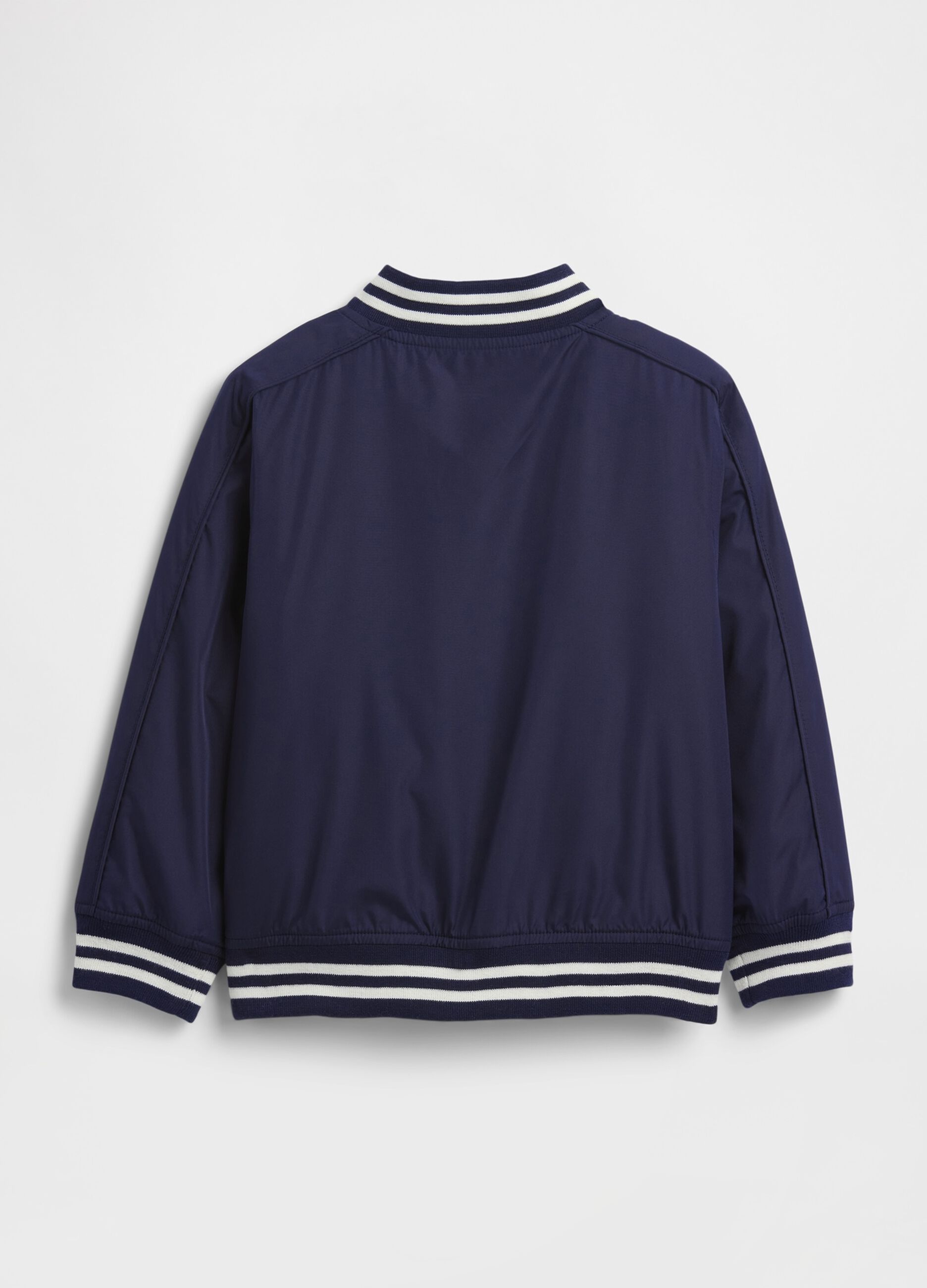 Bomber blu da bambino con dettagli a tema Disney
