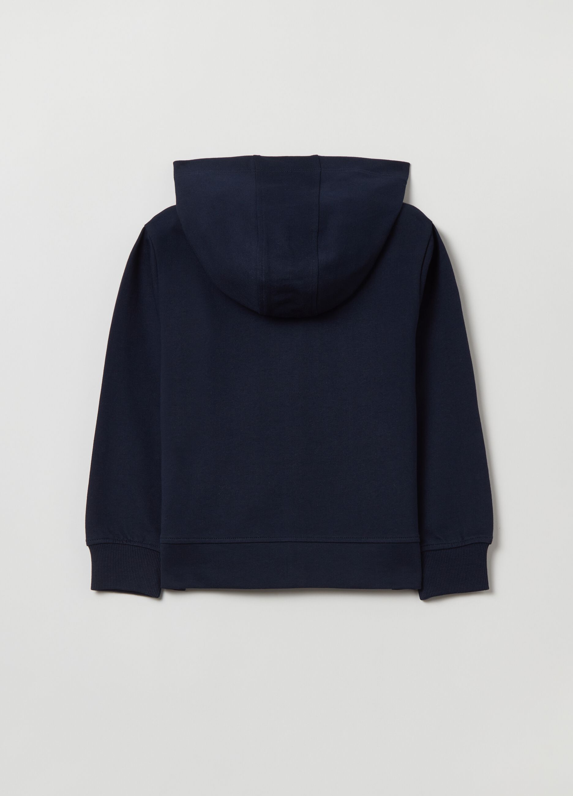 Full-zip in French Terry con cappuccio_1