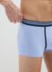 Tripack Boxer Shorts in Stretch Cotton Blue_3