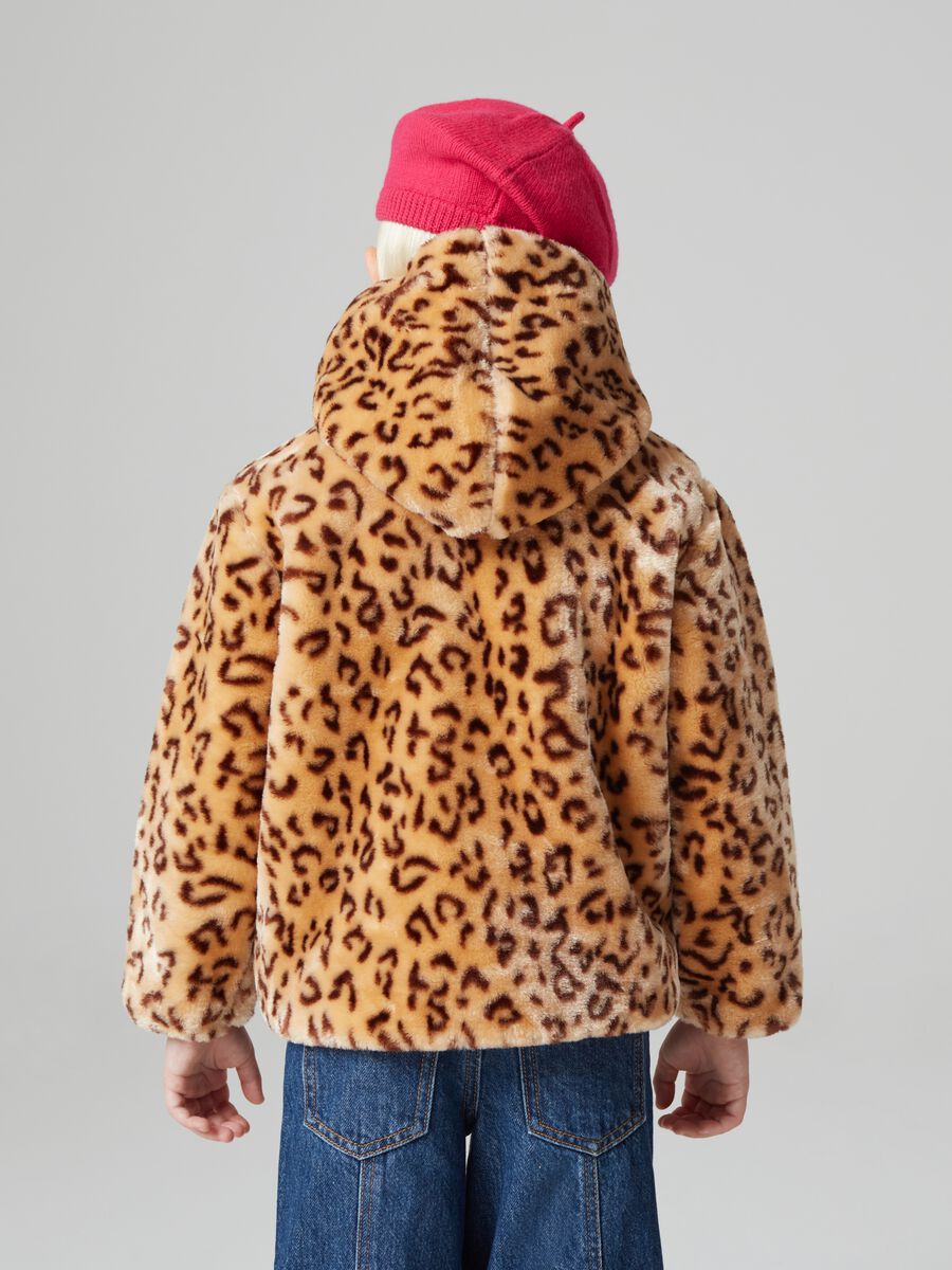 Cappotto in eco pelliccia animalier_2