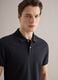 Black pure cotton short sleeve polo shirt regular fit_2
