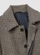 Multicoloured Checked Long Coat Regular Fit_6