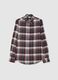 Multicolour Checked Flannel Shirt in Pure Cotton Regular Fit_0