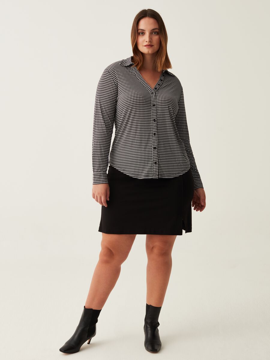 Camicia con stampa all-over Curvy_0