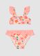 Multicoloured floral baby girls&rsquo; stretch fabric bikini_0