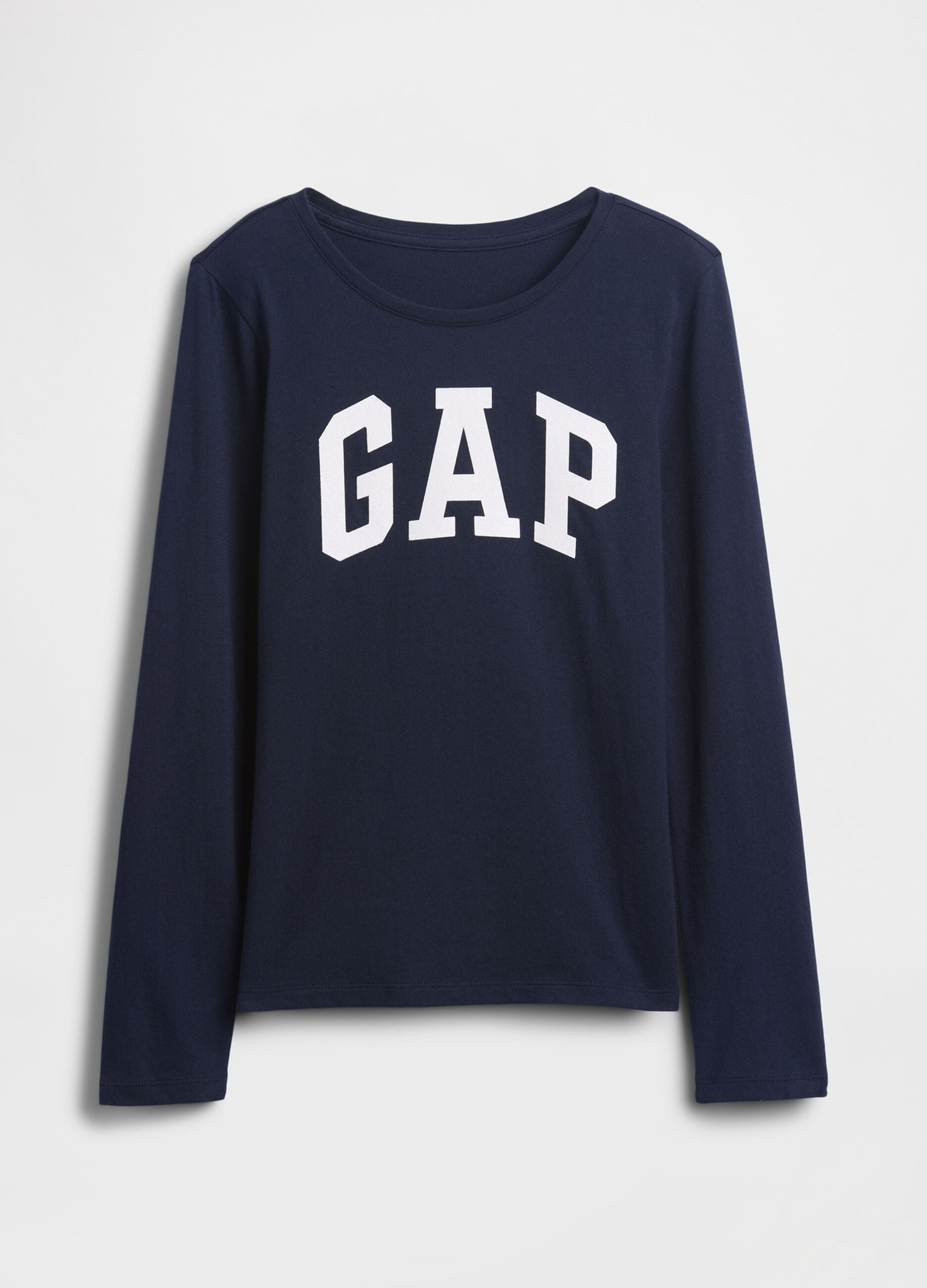 Blue long-sleeve pure cotton T-shirt with GAP logo