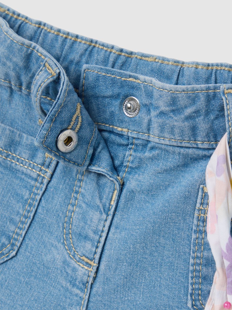 Stretch Denim Shorts Fagottino_2