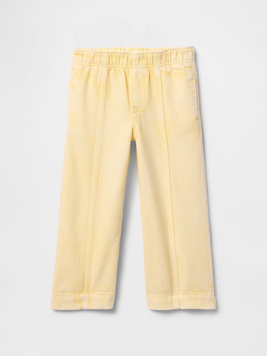 Pantaloni larghi in cotone e Lyocell_2
