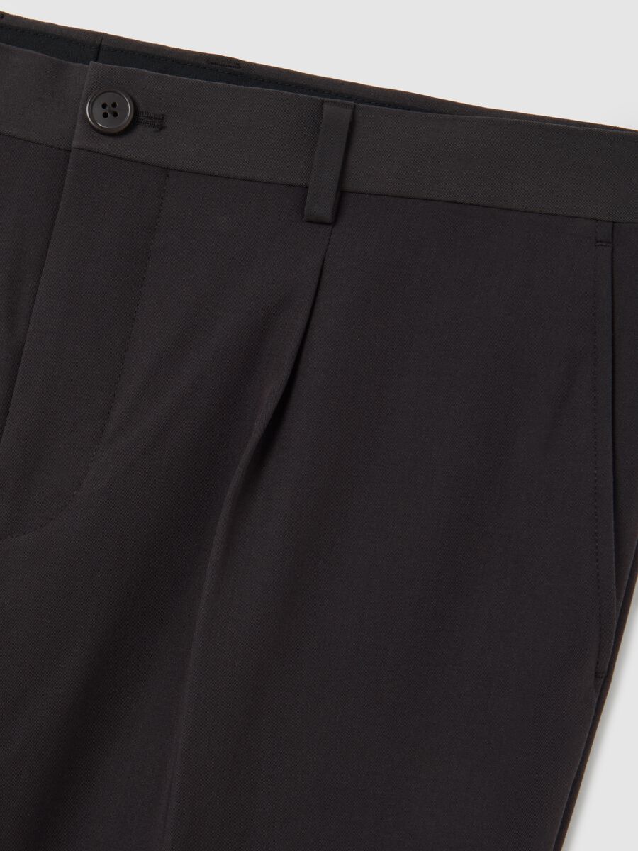 Black Slim Fit Trousers_5