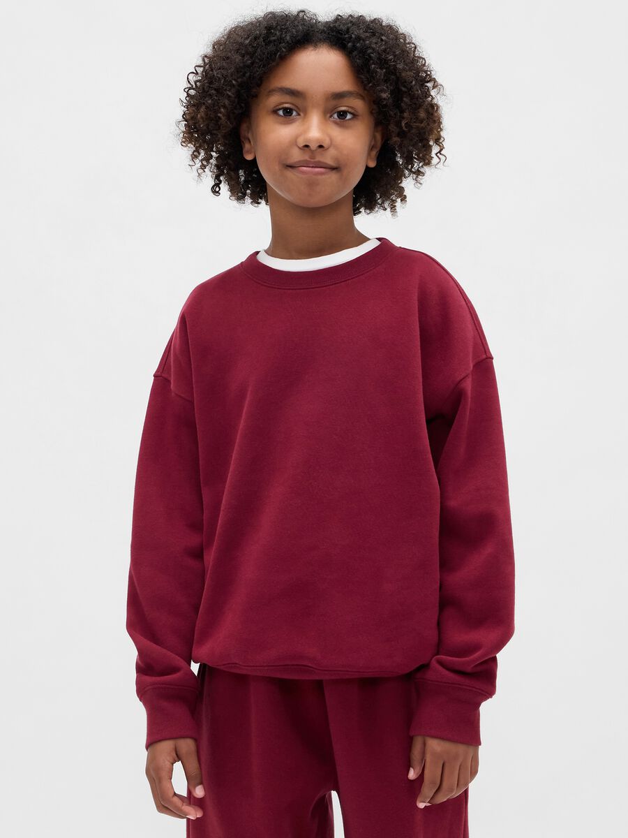 Red crewneck sweatshirt_3