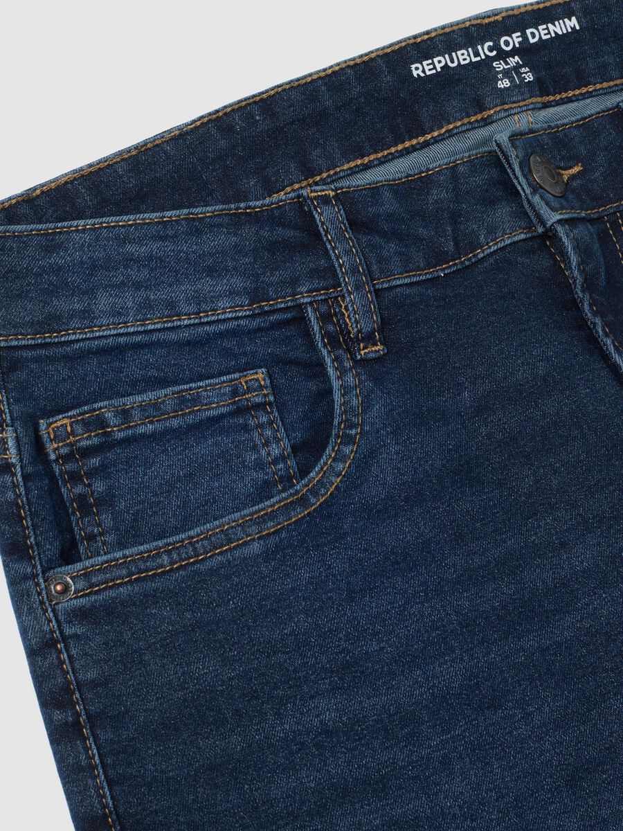 Black Denim Slim Fit Jeans_5