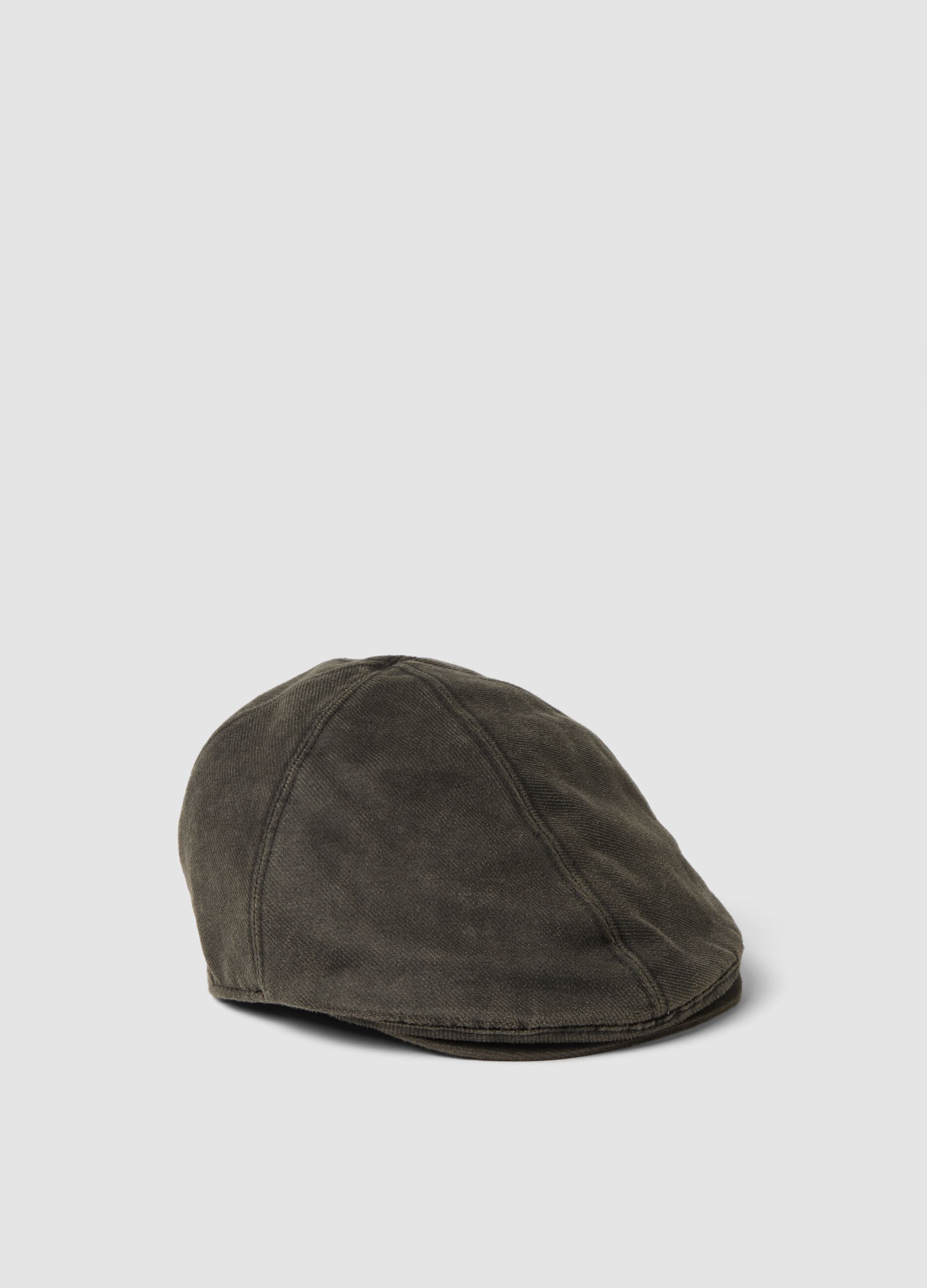Coppola marrone in misto viscosa