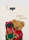 White Round Neck Christmas Jumper Regular Fit_5