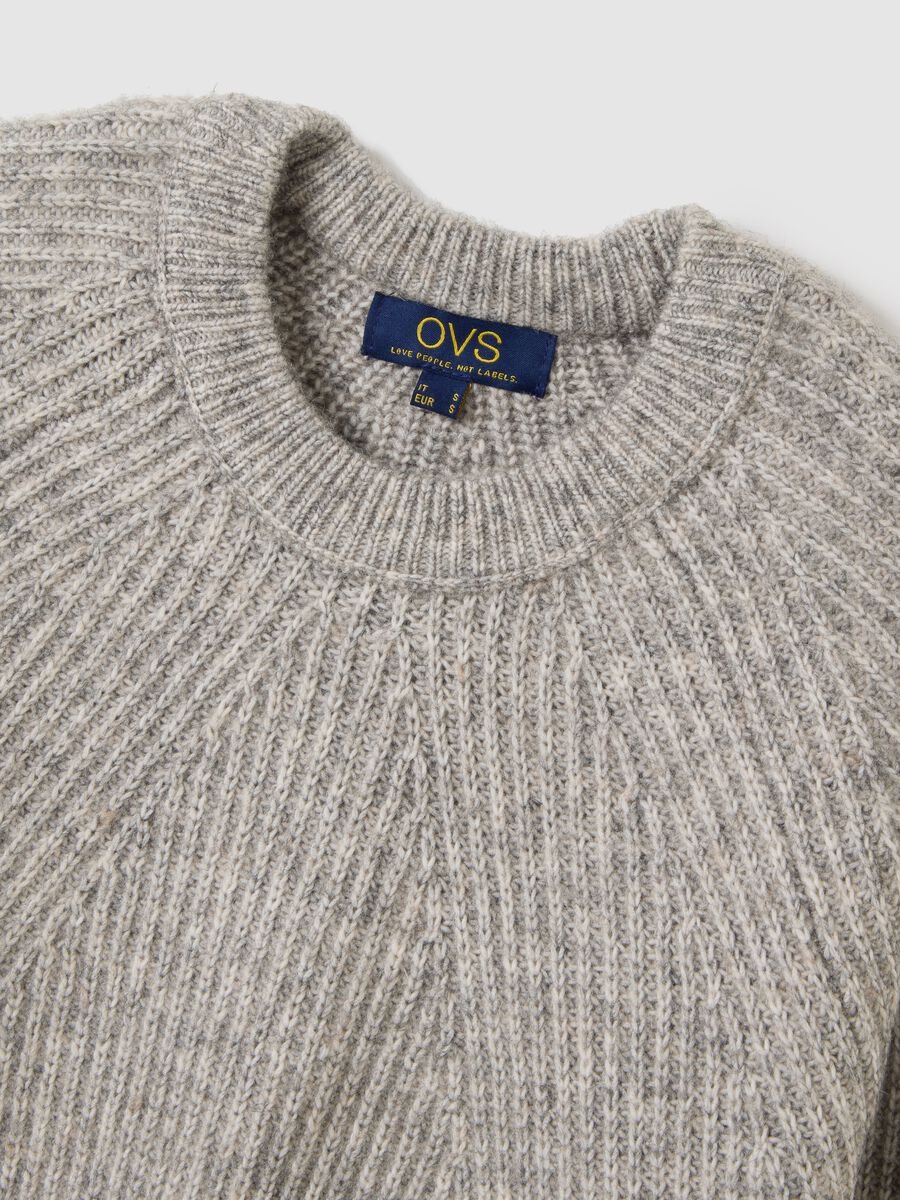 Grey Regular Fit Jumper_5