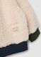 Beige organic cotton crew-neck sweatshirt for baby_3