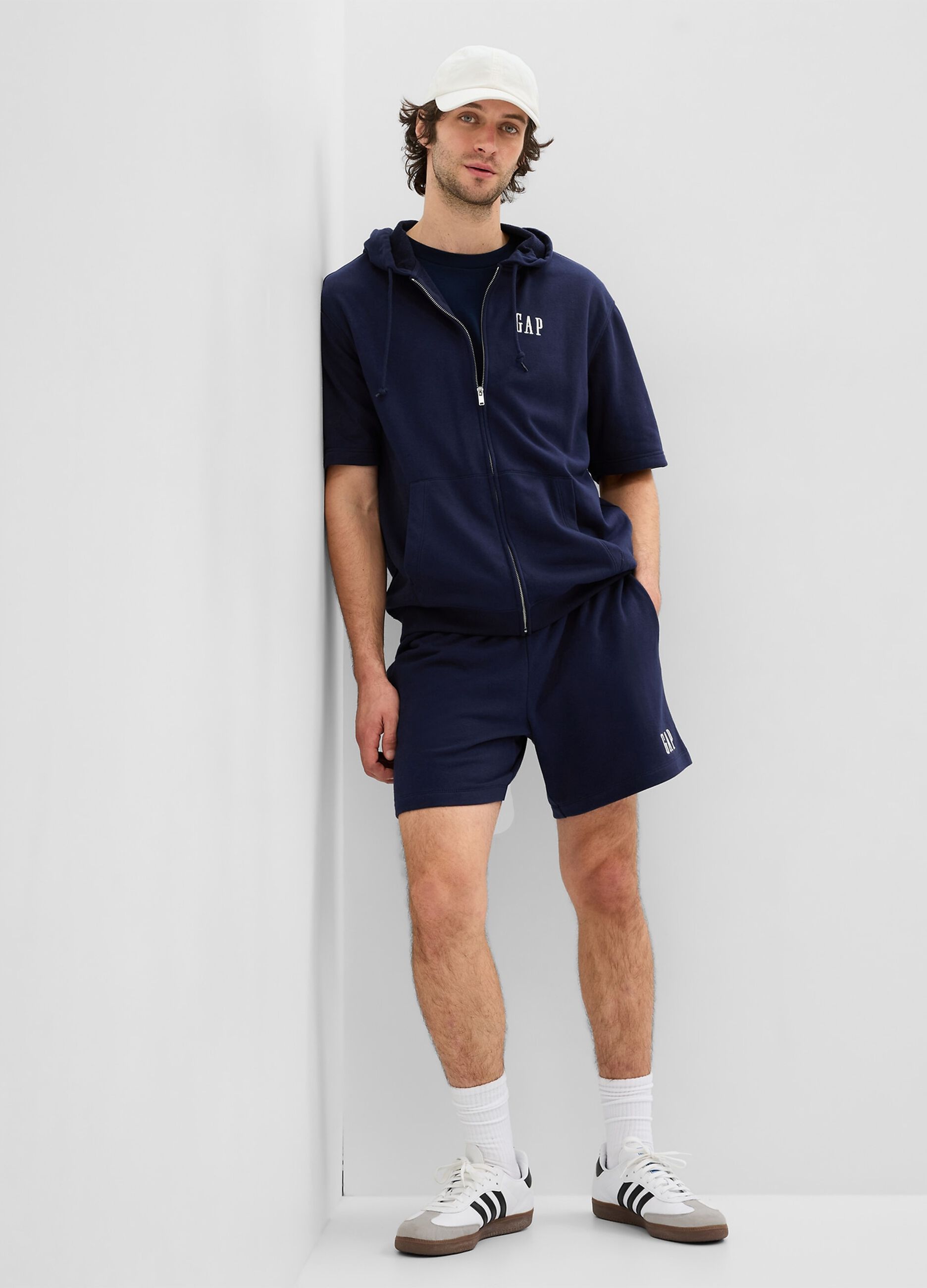 Ovs Shorts in French Terry con ricamo logo