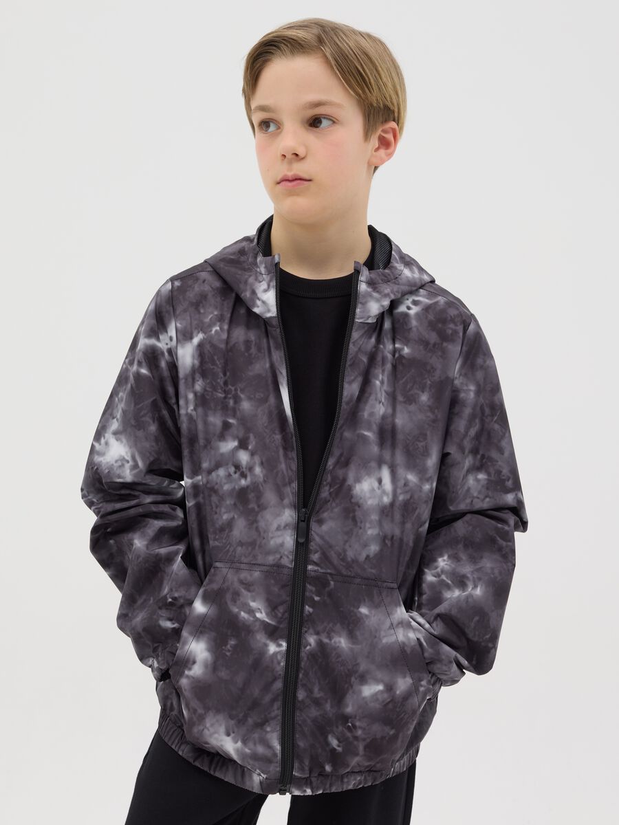 Waterproof jacket with hood_0