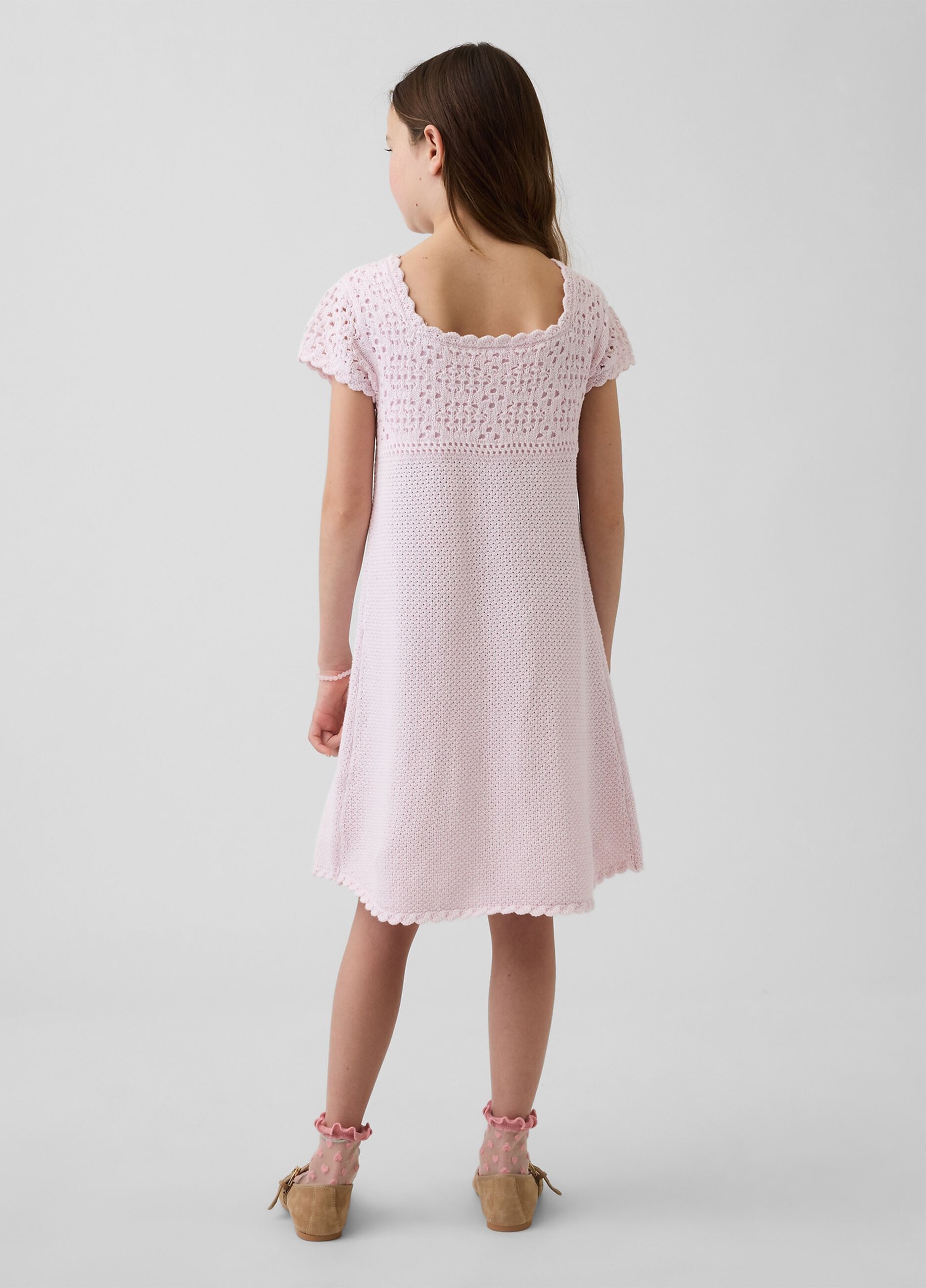 Pure cotton broderie dress