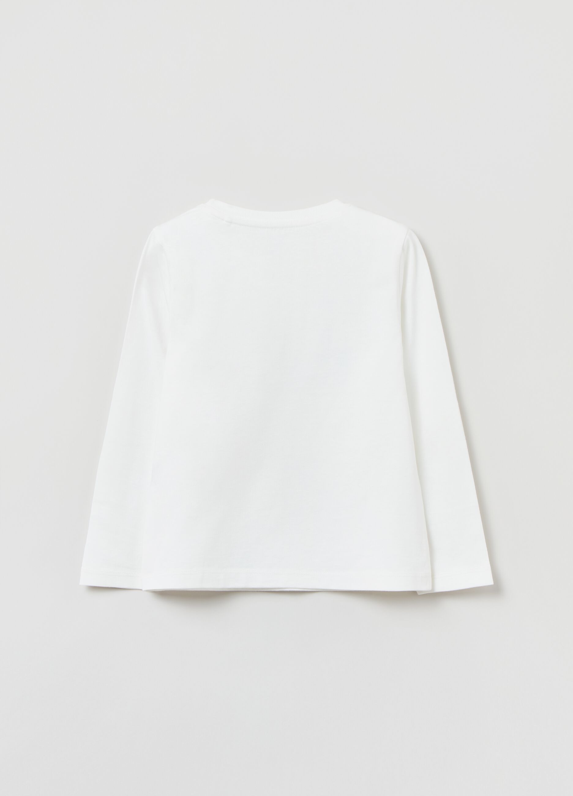 T-shirt a maniche lunghe con stampa_1
