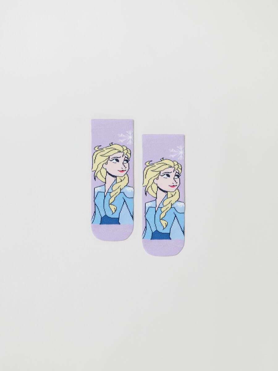 Calze antiscivolo con disegno Frozen Elsa_0