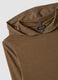 Camel stretch viscose crew-neck top_2